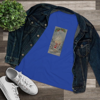 Glittery Winter Village Tee - Sparkle This Season! ✨🎄 Women's Softstyle Tee - Whippie's