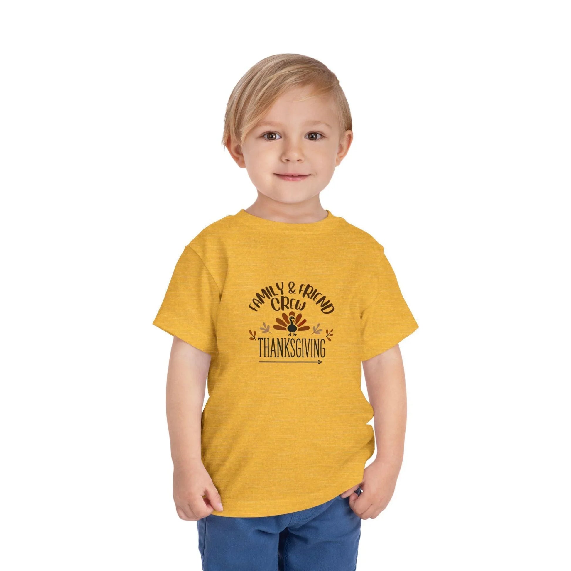 Thanksgiving Family & Friend Crew - Toddler Short Sleeve Tee - Whippie's