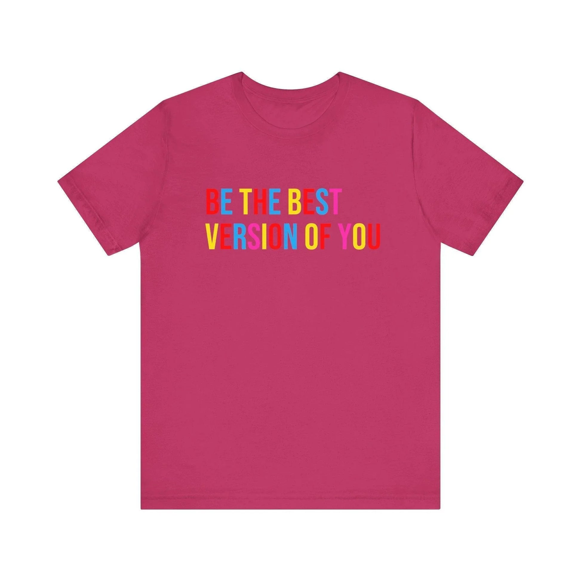 ✨ BE THE BEST VERSION OF YOU ✨ Unisex Jersey Tee 🌈 - Whippie's