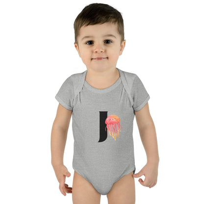 Alphabet Adventures: Letter J - Jolly Jellyfish Baby Onesie J is for Jolly Jellyfish! - Whippie's