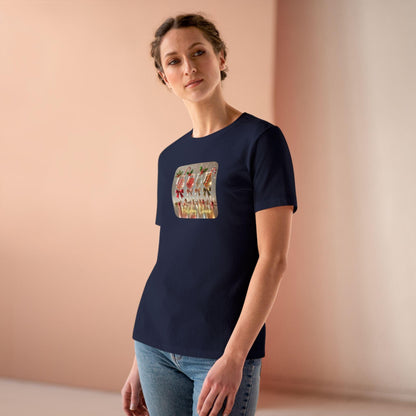 Holiday Cheer - Sip, Smile, Repeat 🥂🎄 - Women's Softstyle Tee - Whippie's