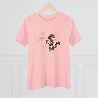J'attends Noël 🐈‍⬛ Women's Tee 🎄 A purr-fectly Parisian Christmas! - Whippie's
