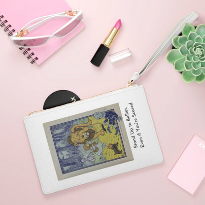🦁 Stand Up to Bullies, Even When You're Afraid! 🦁 Clutch Bag 👜 - Whippie's