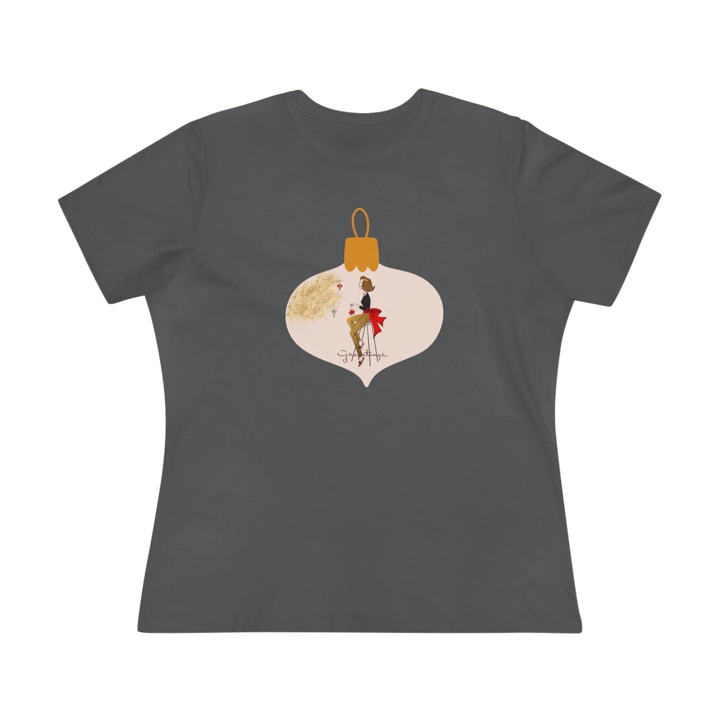 Retro Tree Decorating - Women's Tee - Whippie's