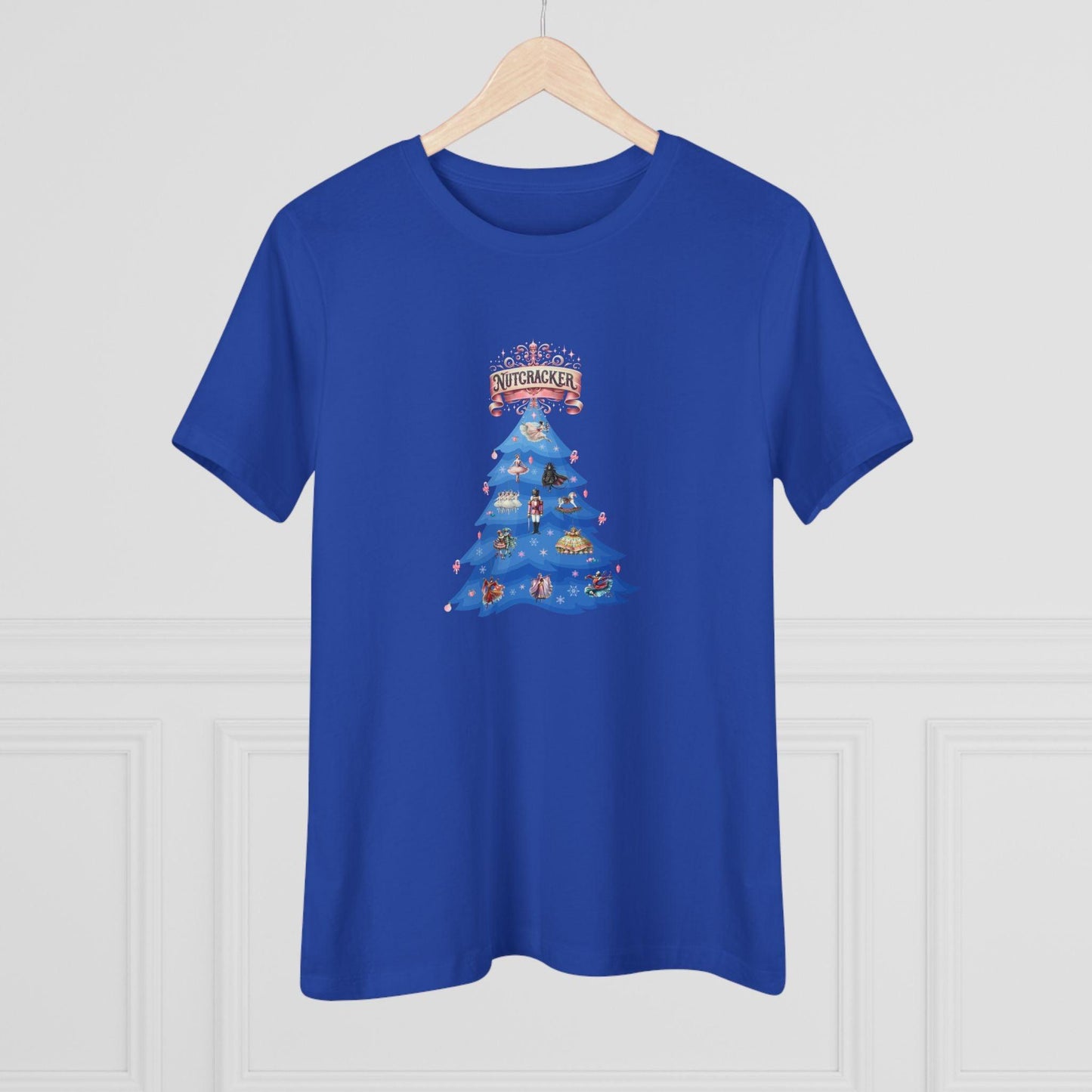 Nutcracker Christmas Tree - A Festive Affair! 🎄✨ Women's Softstyle Tee - Whippie's