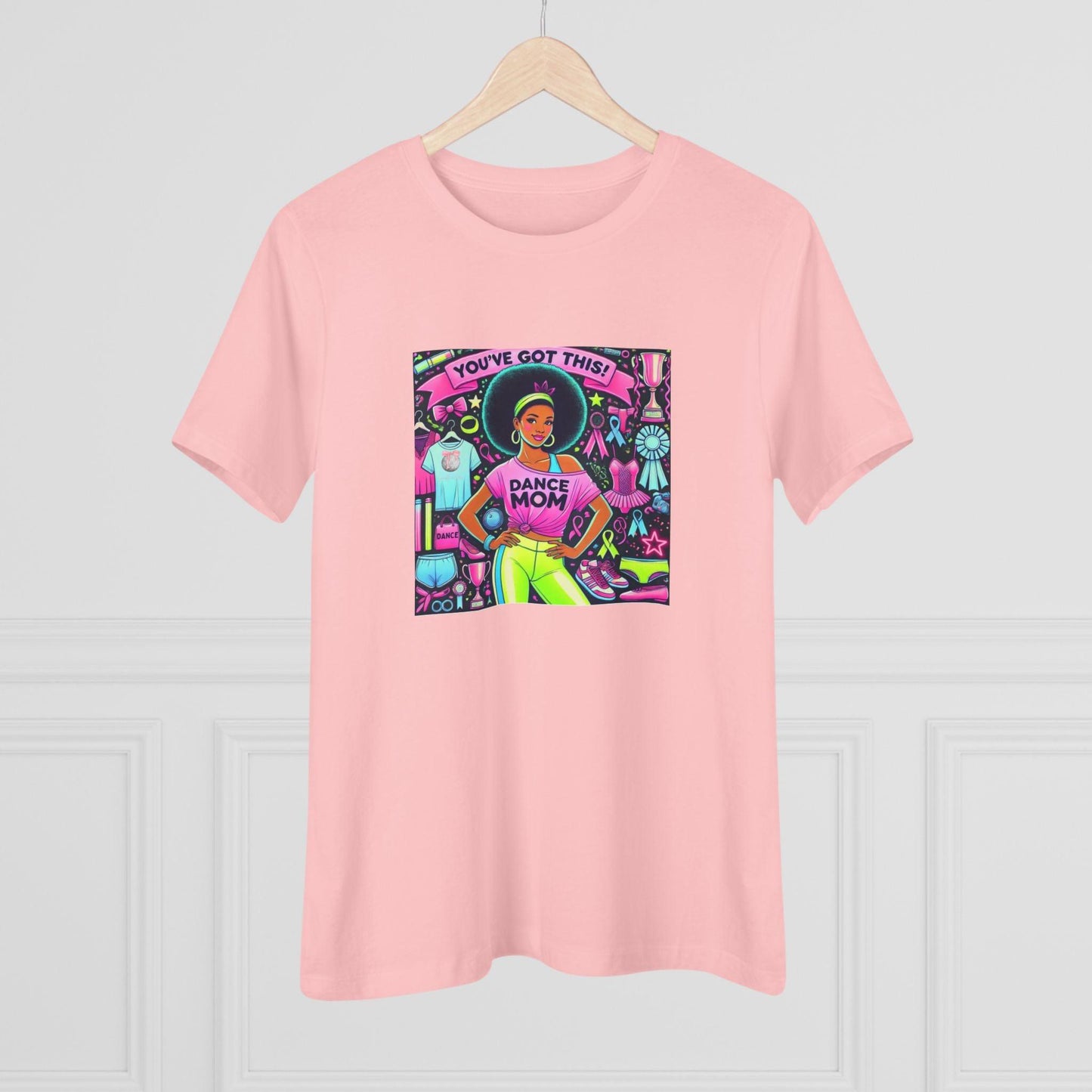 Dance Mom Magic (Young Black Mom) - A Colorful Celebration 🌈 - Women's Softstyle Tee - Whippie's