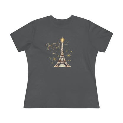 ✨ Joyeux Noël Women's Tee 🗼 A touch of Parisian elegance. - Whippie's