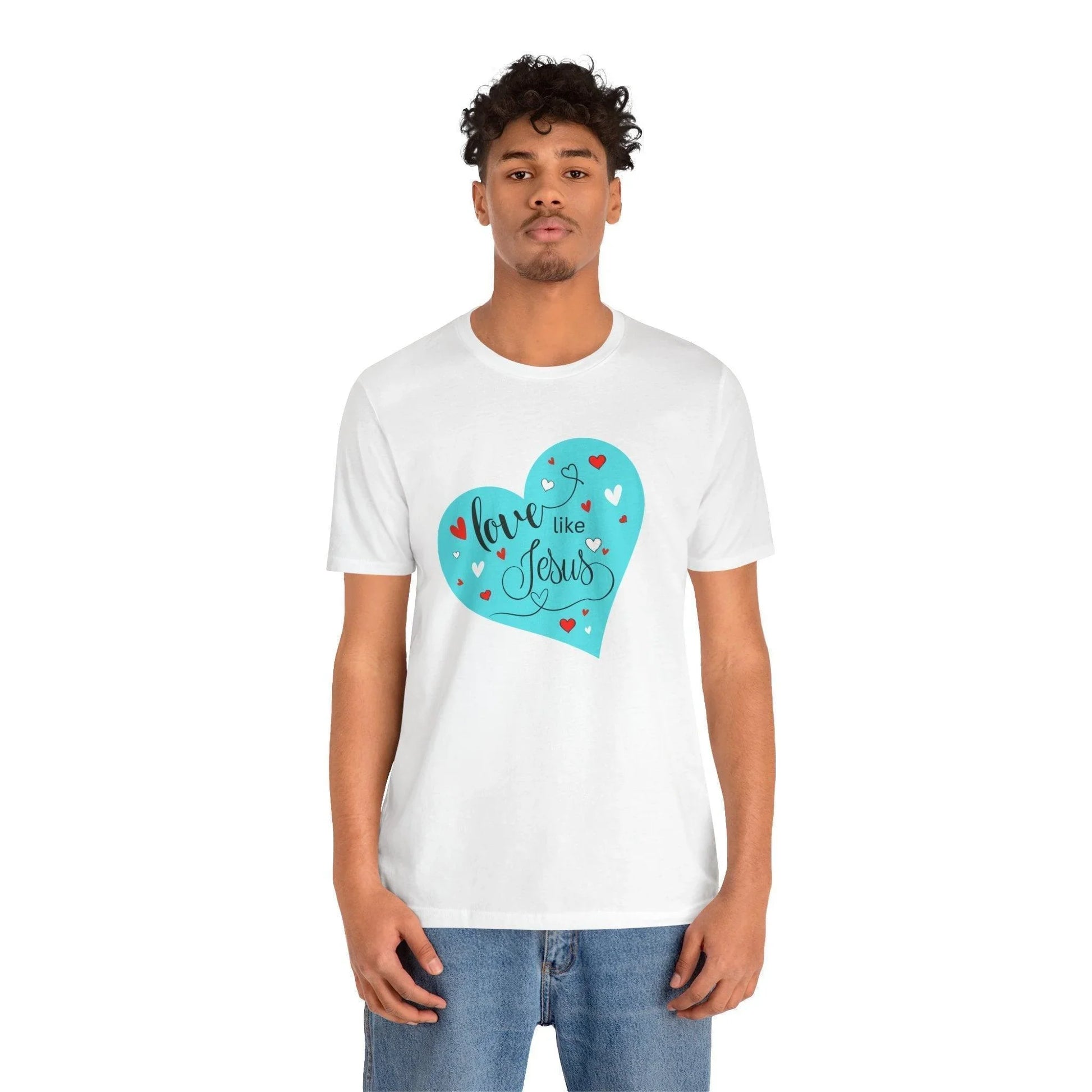 💙 Love Like Jesus ❤️ Unisex Jersey Tee ✨ Spread love and kindness. - Whippie's