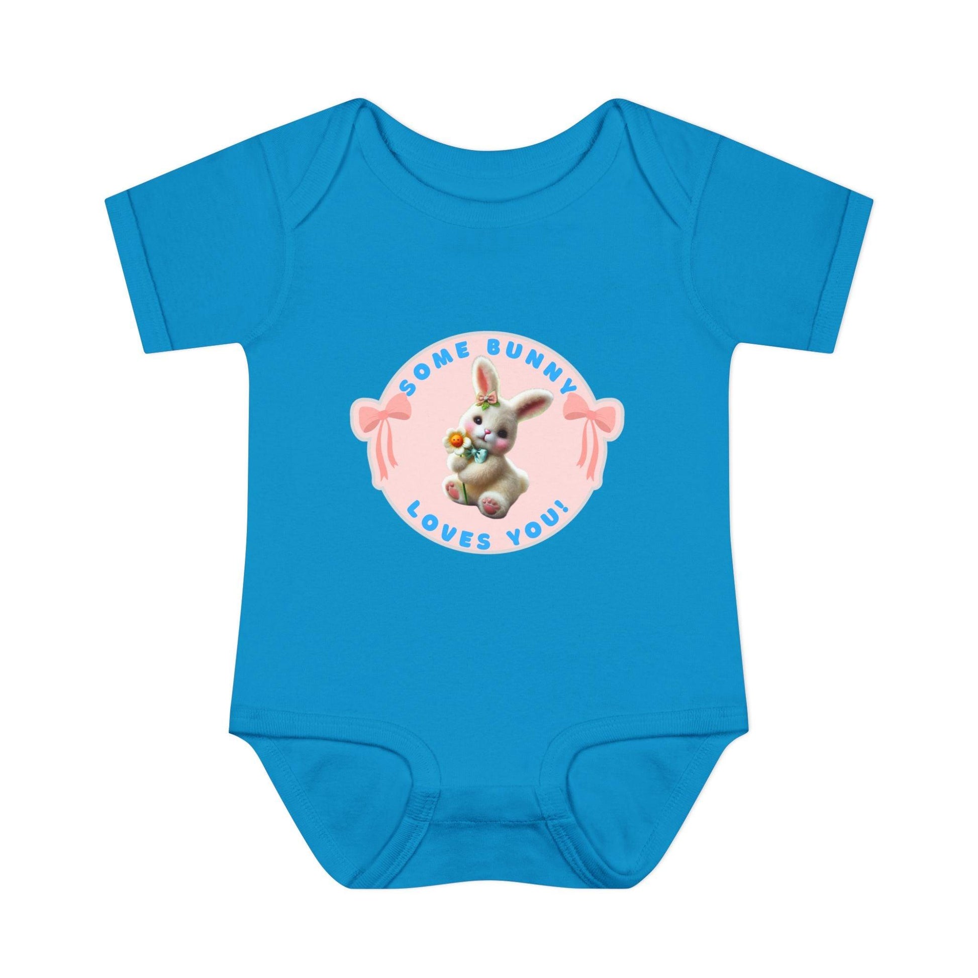 Some Bunny Loves You Baby Onesie - Hop into Easter with Adorable Style! 🐰💖 - Whippie's