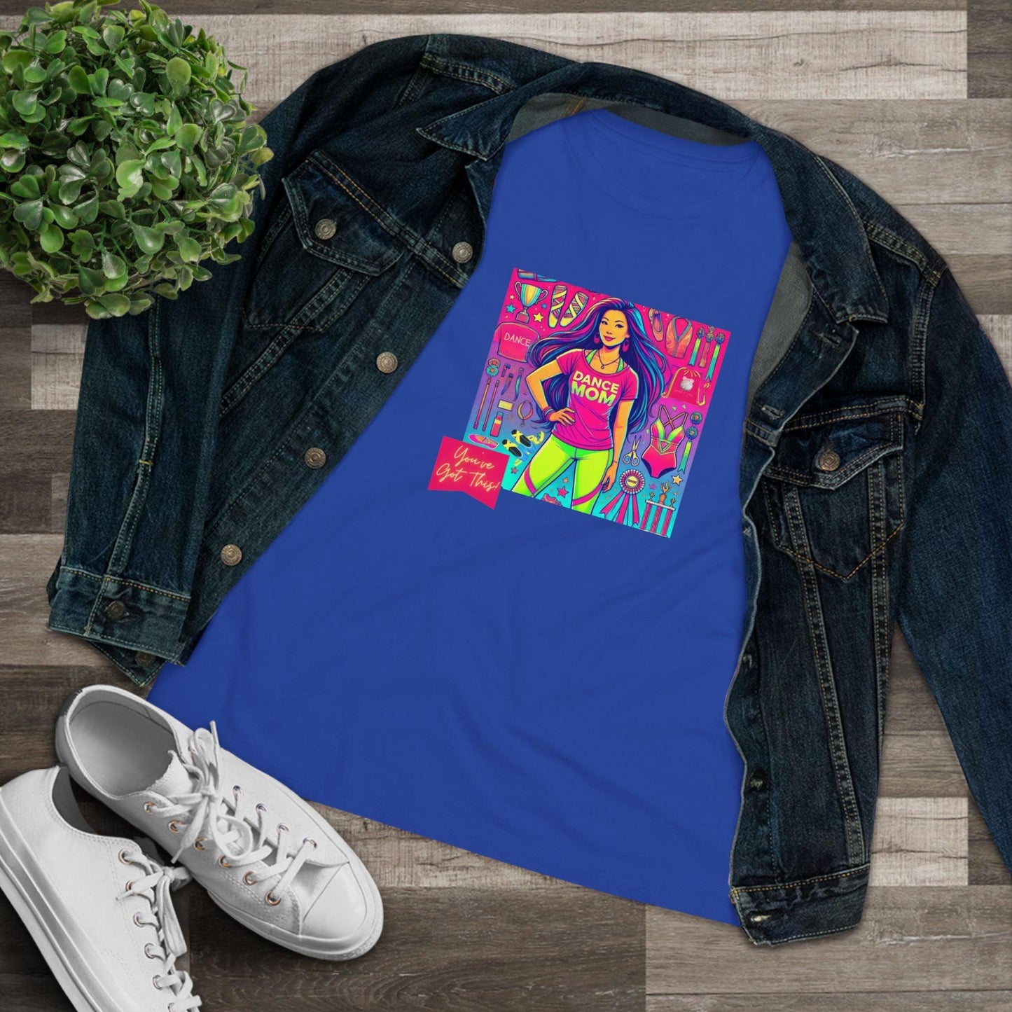 Dance Mom Magic (Asian Mom) - A Colorful Celebration 🌈 - Women's Softstyle Tee - Whippie's