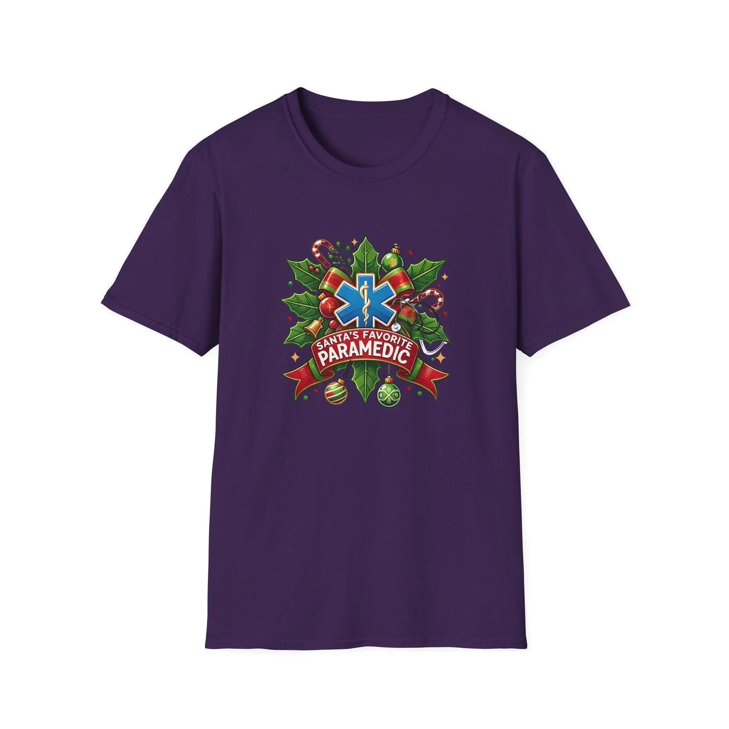 Santa's Favorite Paramedic Unisex Tee 🚑🎅 - Whippie's