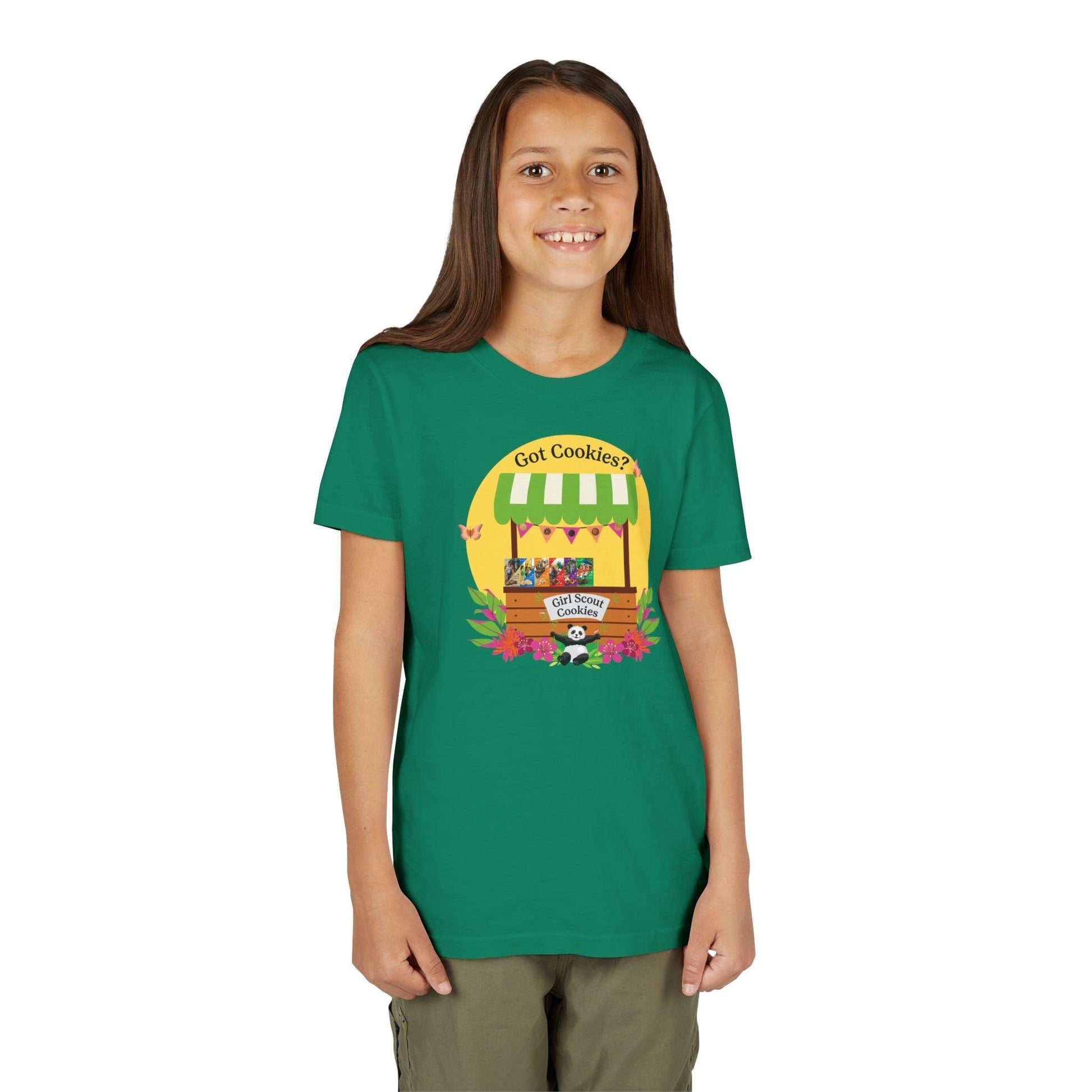Got Cookies? Youth Tee - Support Your Local Girl Scout! 🍪🐼 - Whippie's