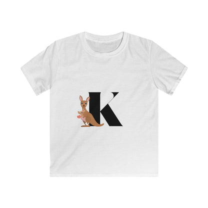 Alphabet Adventures: Letter K - Kangaroo Youth T-Shirt - Whippie's