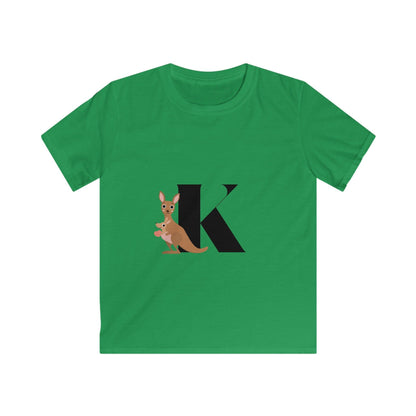 Alphabet Adventures: Letter K - Kangaroo Youth T-Shirt - Whippie's