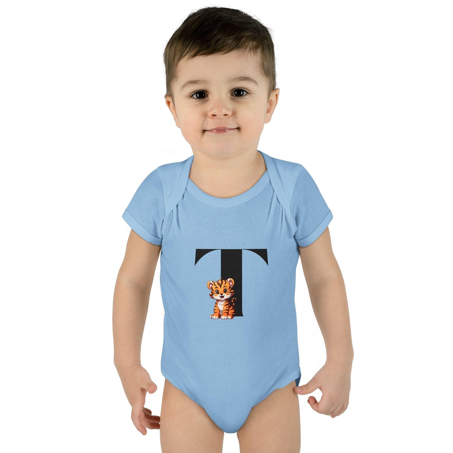 Alphabet Adventures: Letter T - Terrific Tiger Baby Onesie T is for Terrific Tiger! - Whippie's