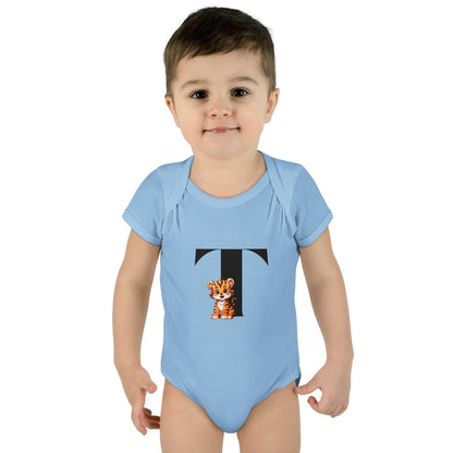 Alphabet Adventures: Letter T - Terrific Tiger Baby Onesie T is for Terrific Tiger! - Whippie's