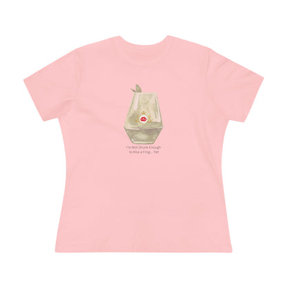 Frog Cocktail Shirt - I’m Not Drunk Enough to Kiss a Frog Yet