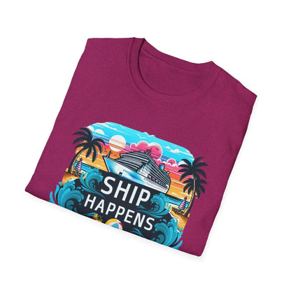 Ship Happens 🛳️🌊 Unisex Tee 🌴 (It's all part of the adventure! 😉) - Whippie's
