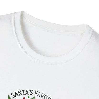Santa's Favorite Firefighter Unisex Tee 🔥🎅 - Whippie's
