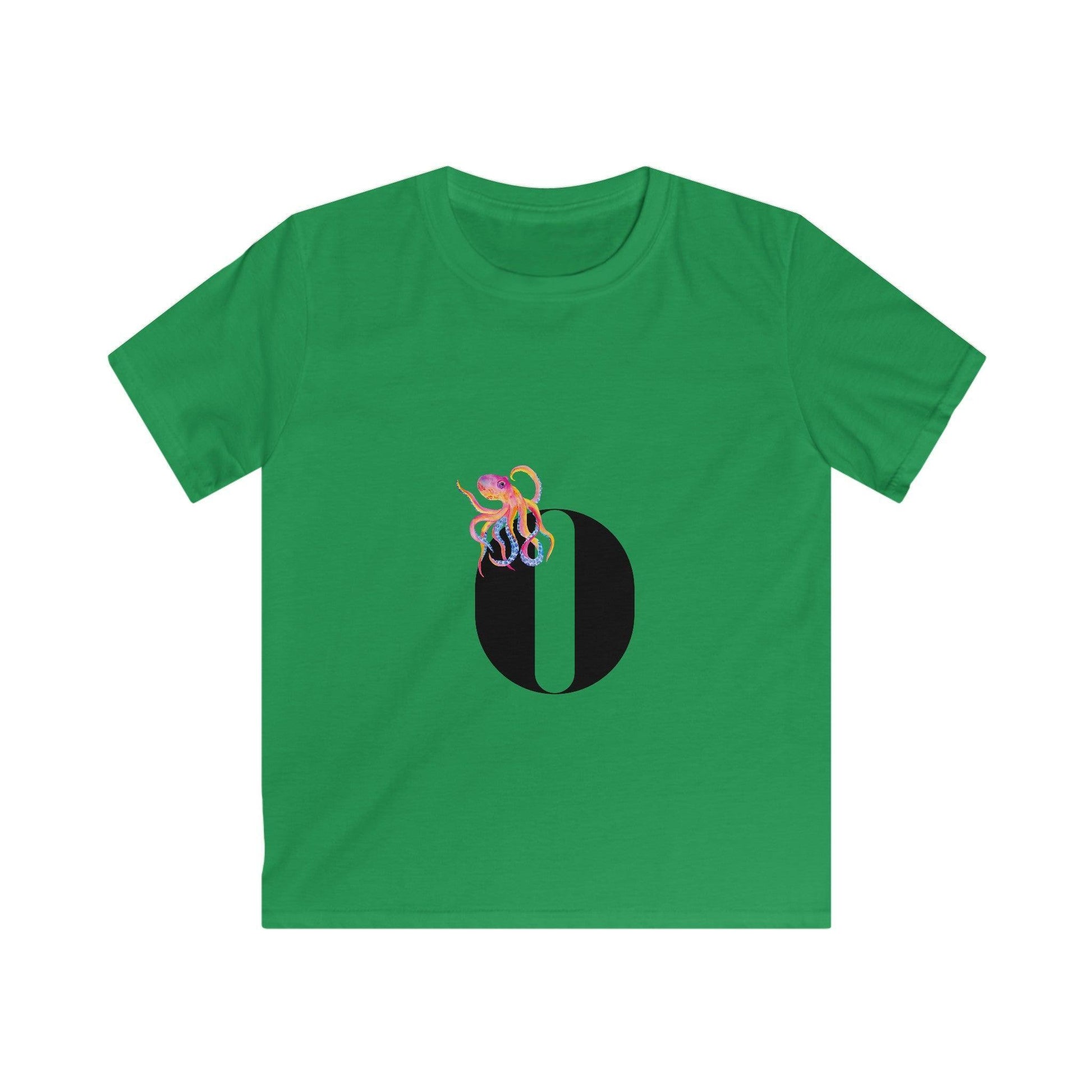 Alphabet Adventures: Letter O - Octopus Youth T-Shirt - Whippie's