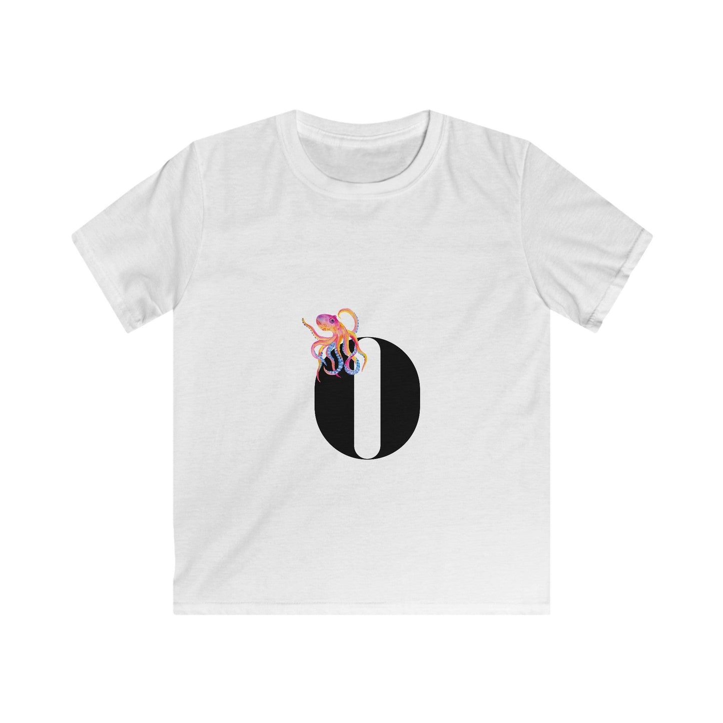 Alphabet Adventures: Letter O - Octopus Youth T-Shirt - Whippie's