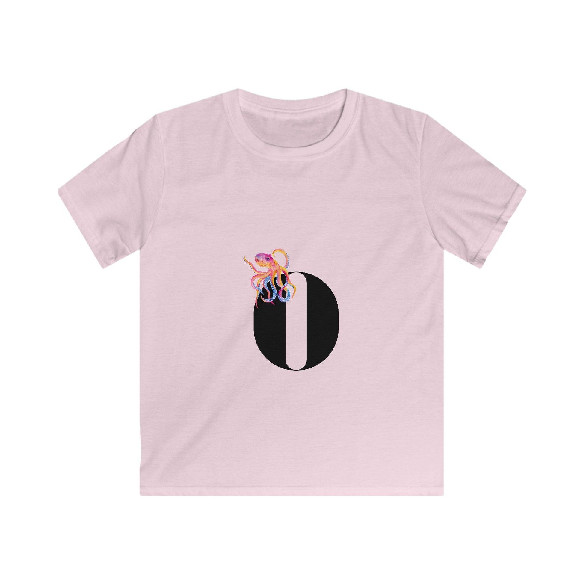 Alphabet Adventures: Letter O - Octopus Youth T-Shirt - Whippie's