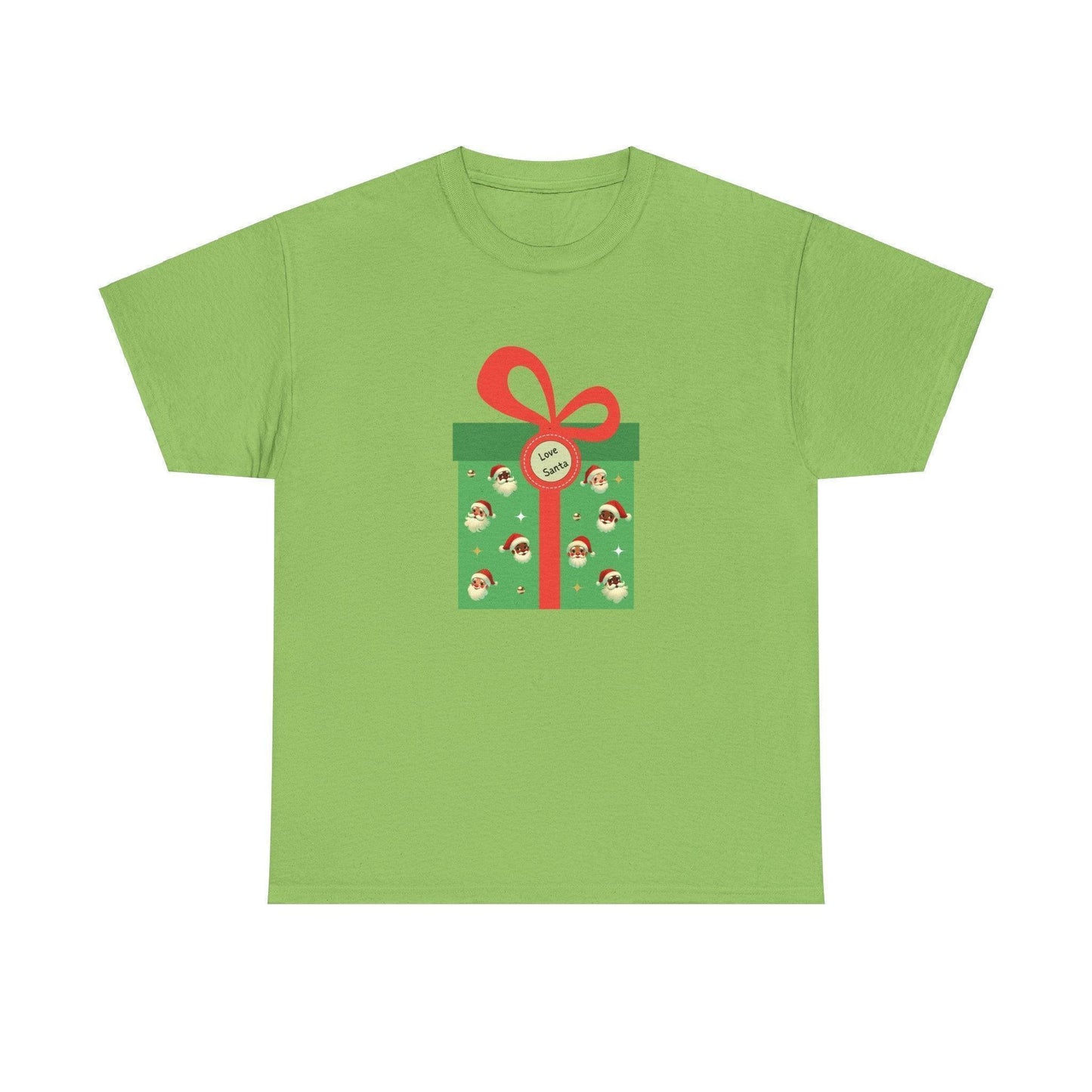 Love Santa Present 🎅 Unisex Heavy Cotton™ Tee! - Whippie's