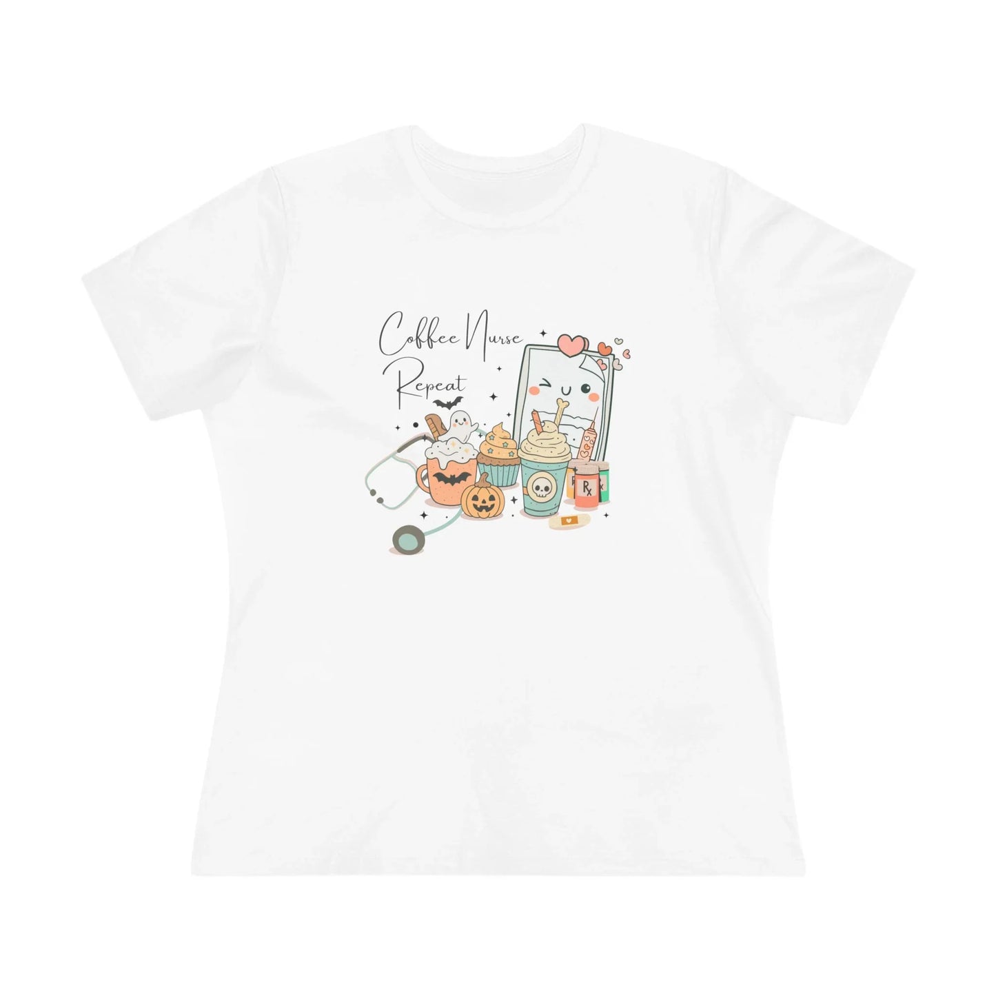 Coffee, Nurse, Repeat: Halloween Edition - Tired Nurse Tee