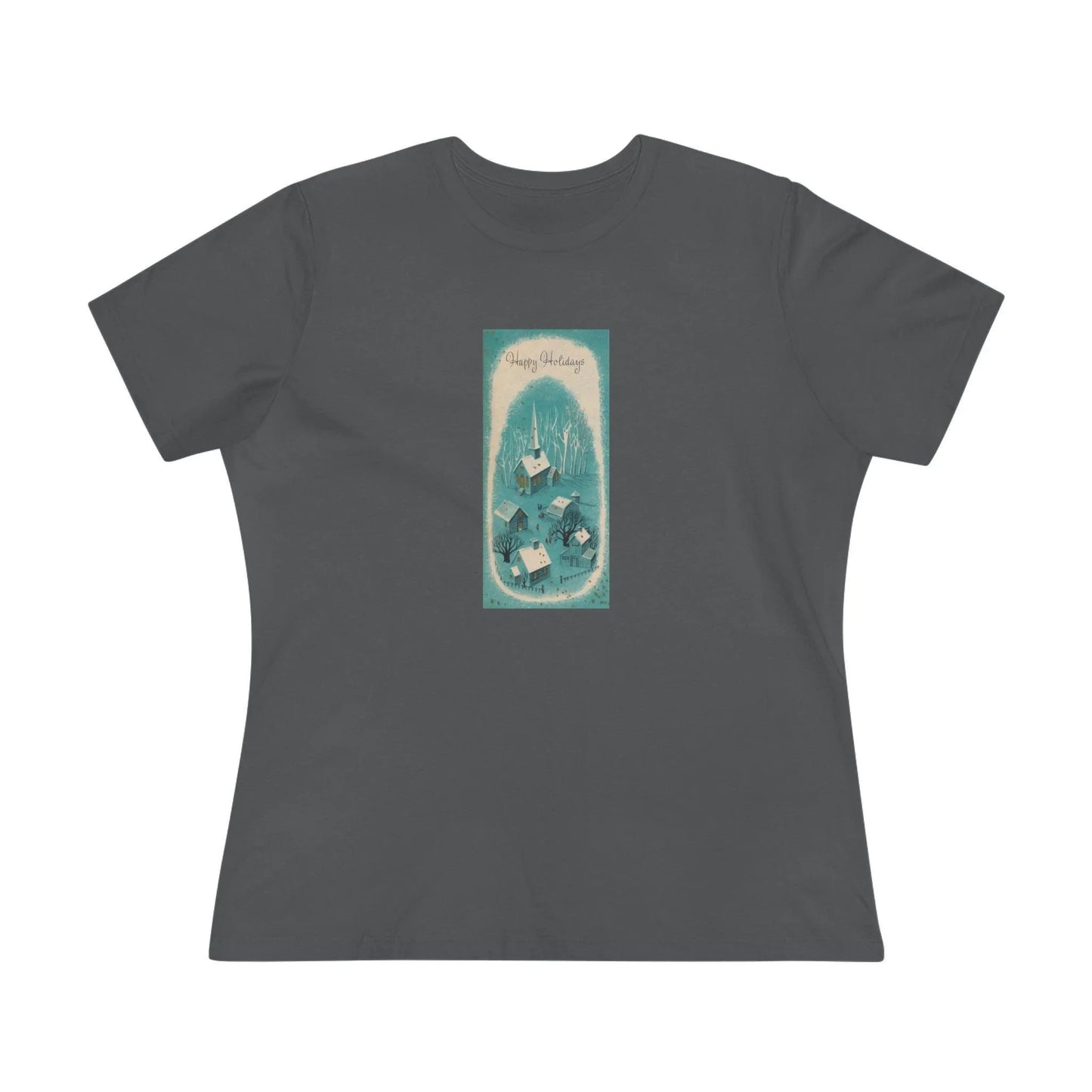 Happy Holidays - Vintage Village - Women's Tee - Whippie's