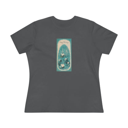 Happy Holidays - Vintage Village - Women's Tee - Whippie's