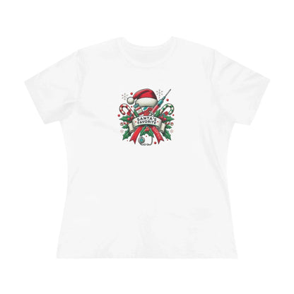 Santa's Favorite School Nurse - Women's Softstyle Tee - Whippie's