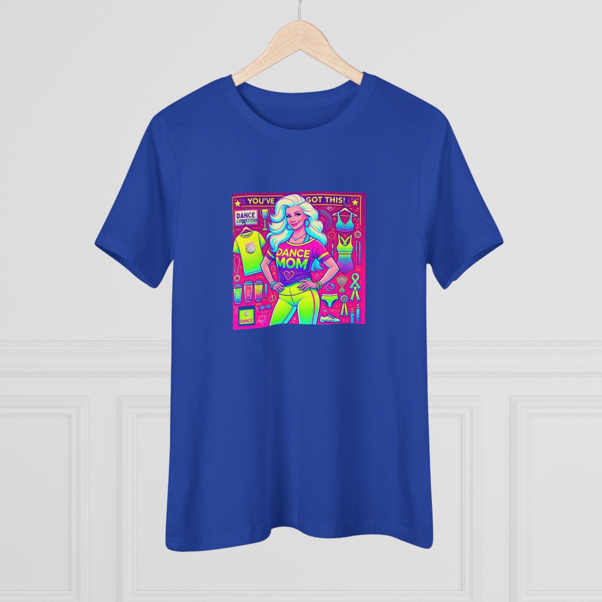 Dance Mom Magic (White Hair) - A Colorful Celebration 🌈 - Women's Softstyle Tee - Whippie's