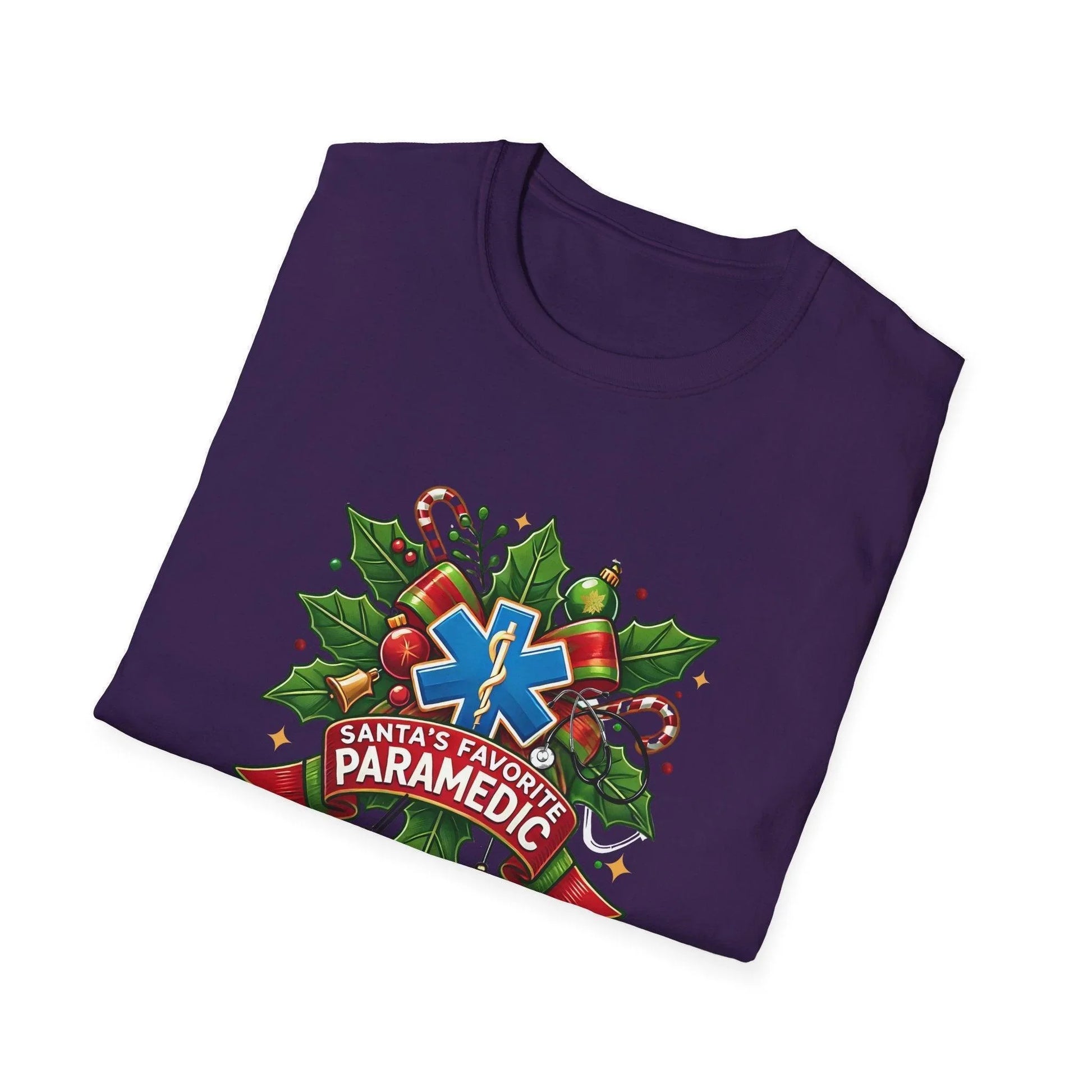 Santa's Favorite Paramedic Unisex Tee 🚑🎅 - Whippie's