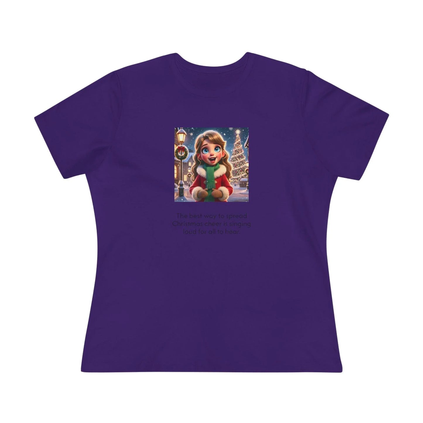 Caroler - Christmas Cheer - DBH Girl - Women's Softstyle Tee - Whippie's