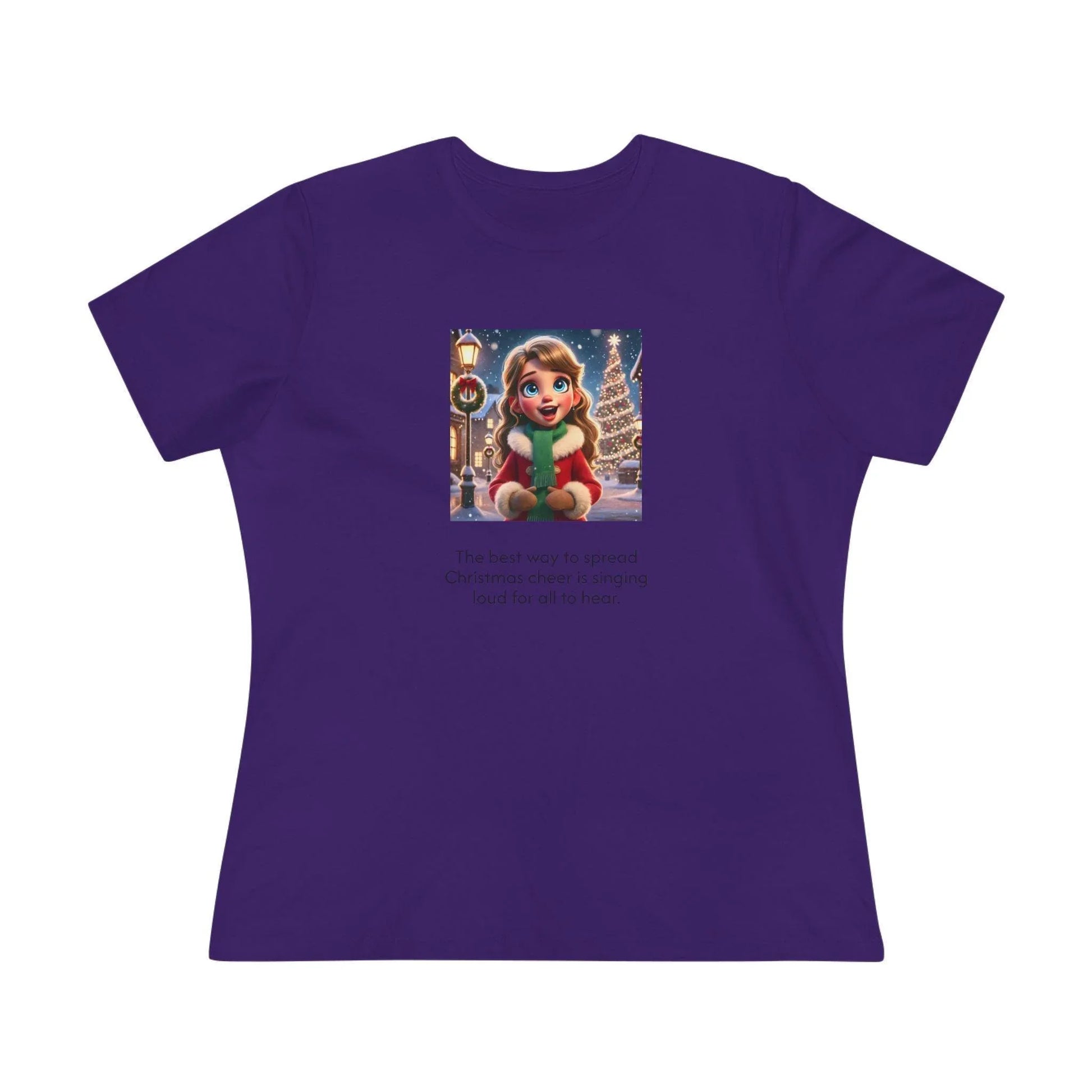 Caroler - Christmas Cheer - DBH Girl - Women's Softstyle Tee - Whippie's