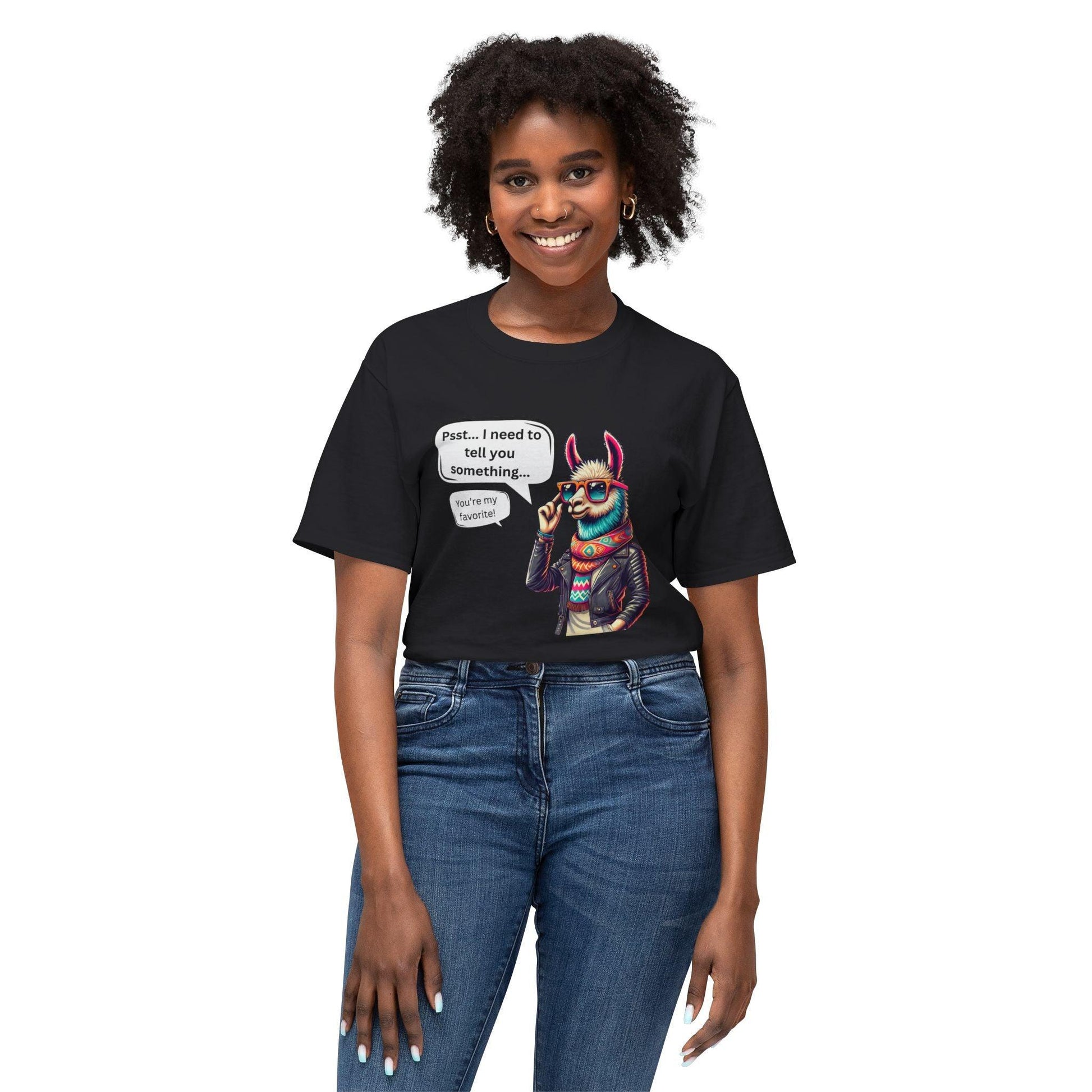 Psst... You're My Favorite! Unisex HD Cotton T-Shirt - Who's Really Their Favorite? 😉 - Whippie's