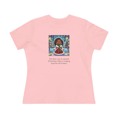 Caroler - Christmas Cheer - Younger BH Girl - Women's Tee - Whippie's