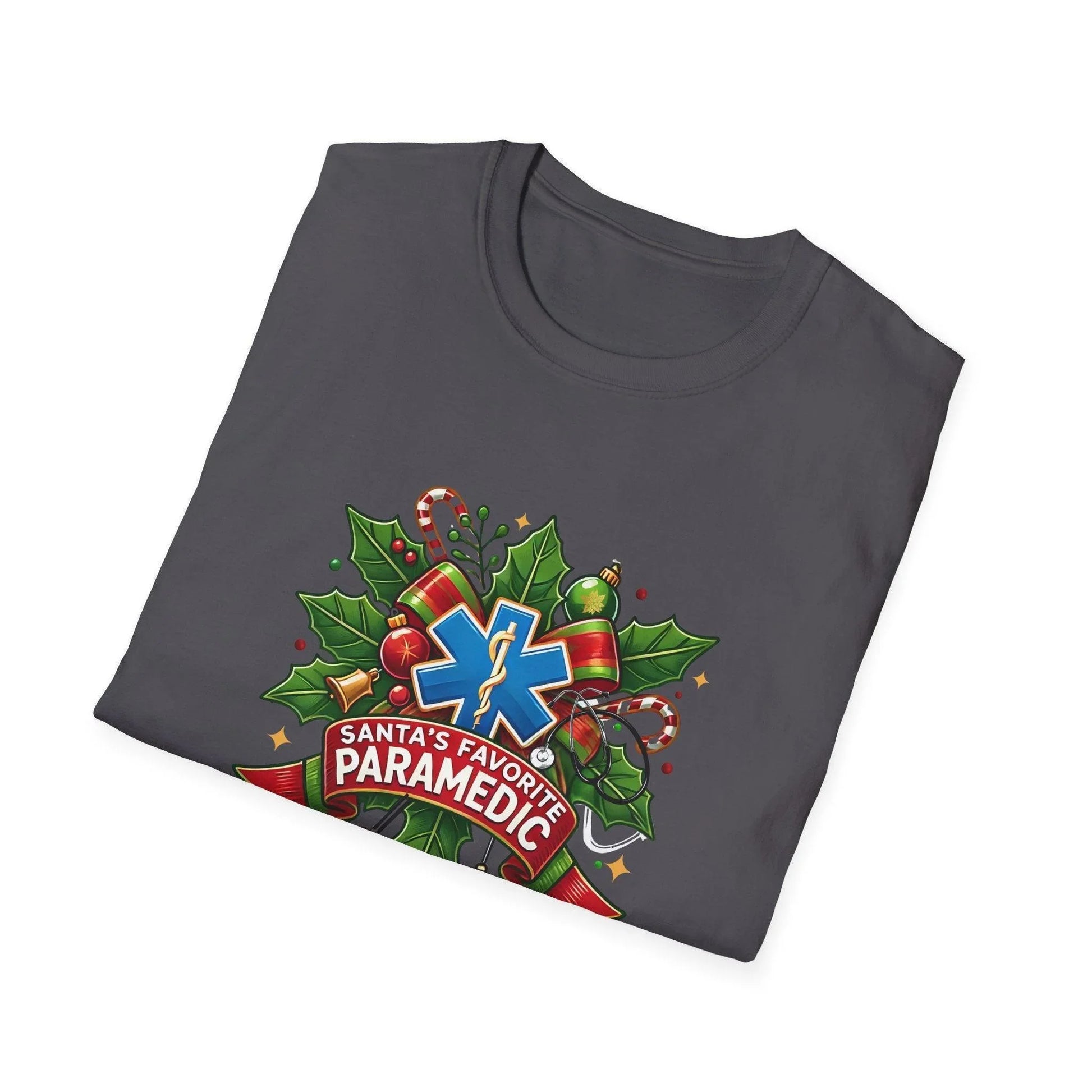 Santa's Favorite Paramedic Unisex Tee 🚑🎅 - Whippie's