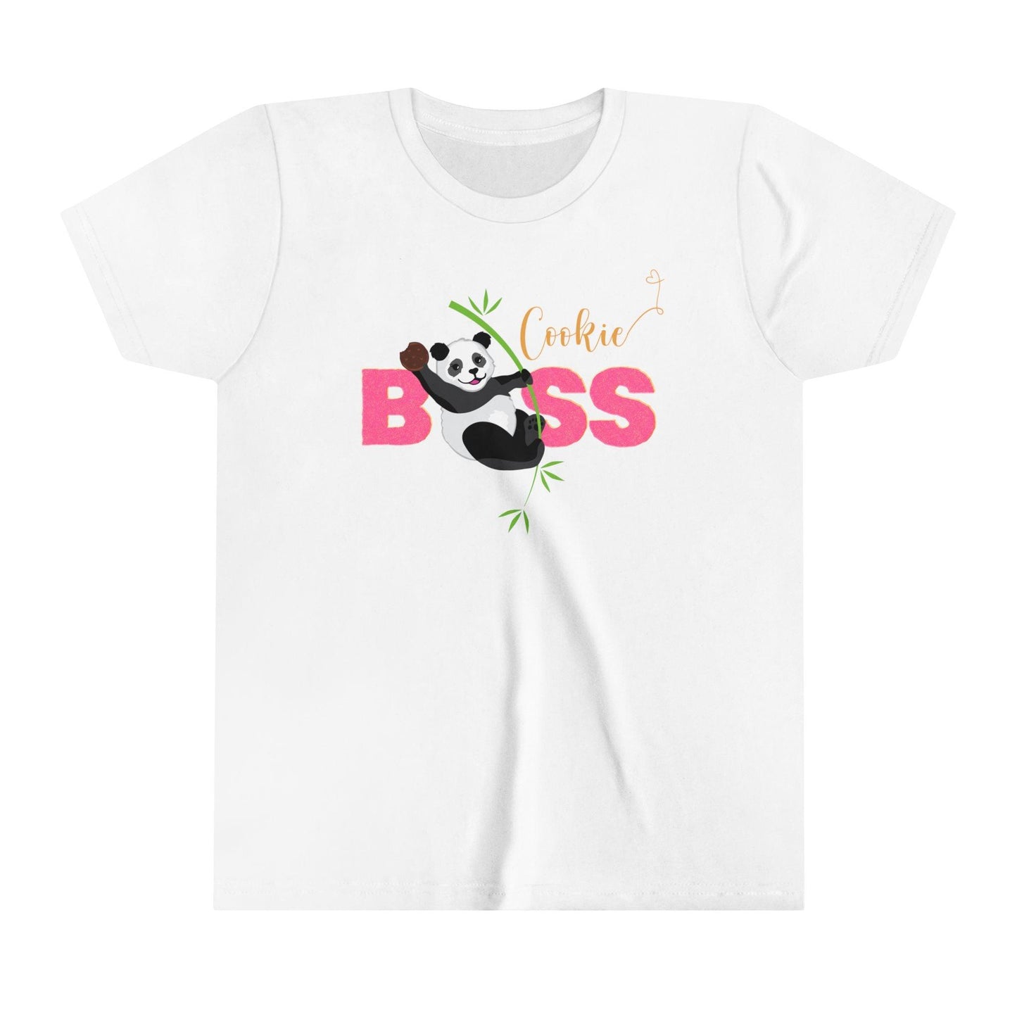 Cookie Boss Youth Tee - Panda-monium at the Cookie Booth! 🍪👑🐼 - Whippie's