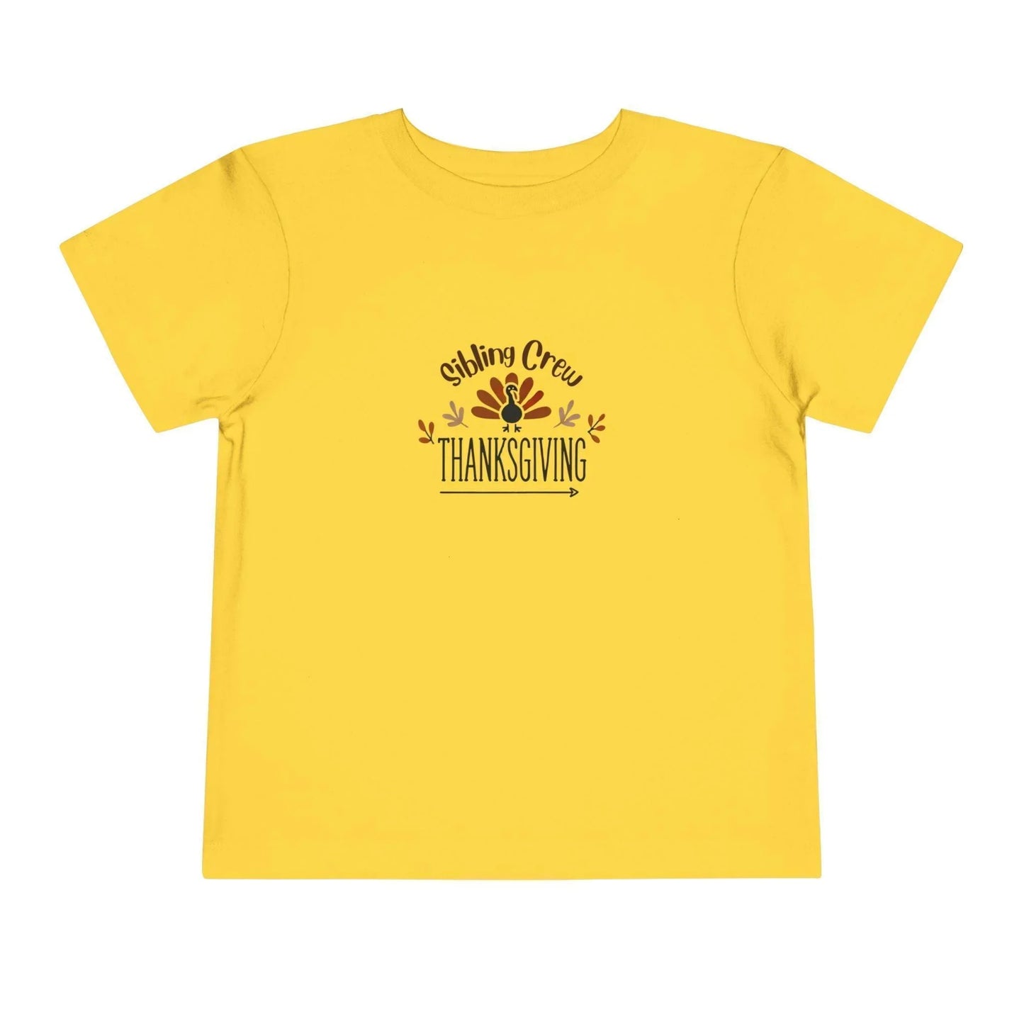 Thanksgiving Sibling Crew - Toddler Short Sleeve Tee - Whippie's