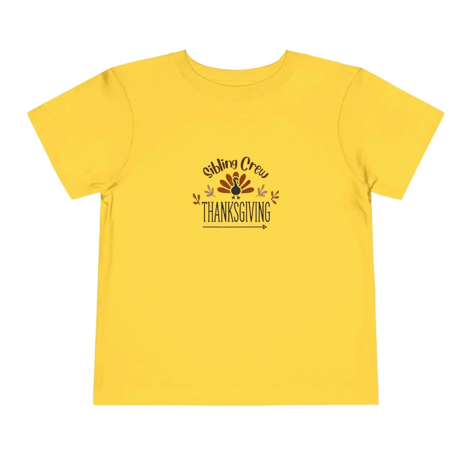 Thanksgiving Sibling Crew - Toddler Short Sleeve Tee - Whippie's