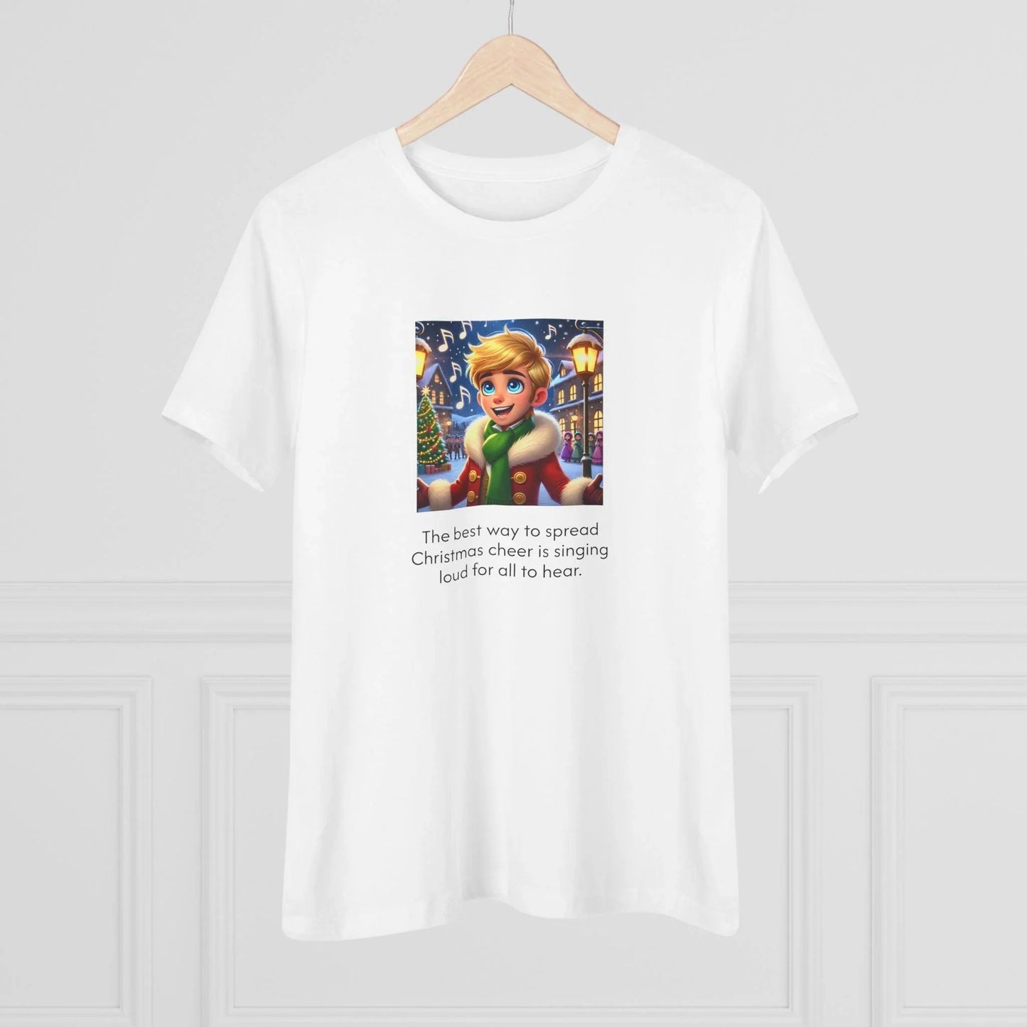 Caroler - Christmas Cheer - BHB Boy - Women's Tee - Whippie's