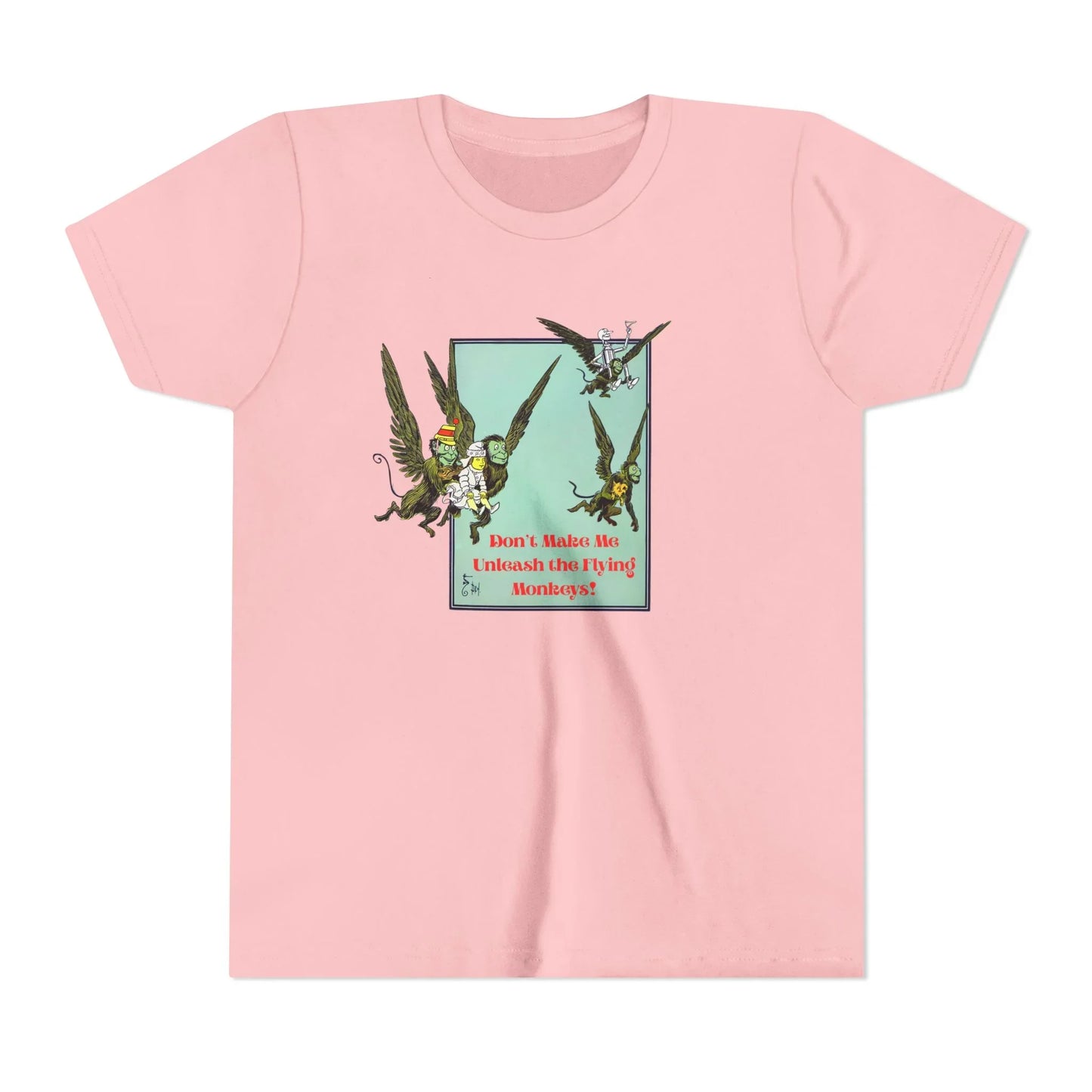 Wizard of Oz Don't Make Me Unleash the Flying Monkeys - Youth T-shirt - Whippie's