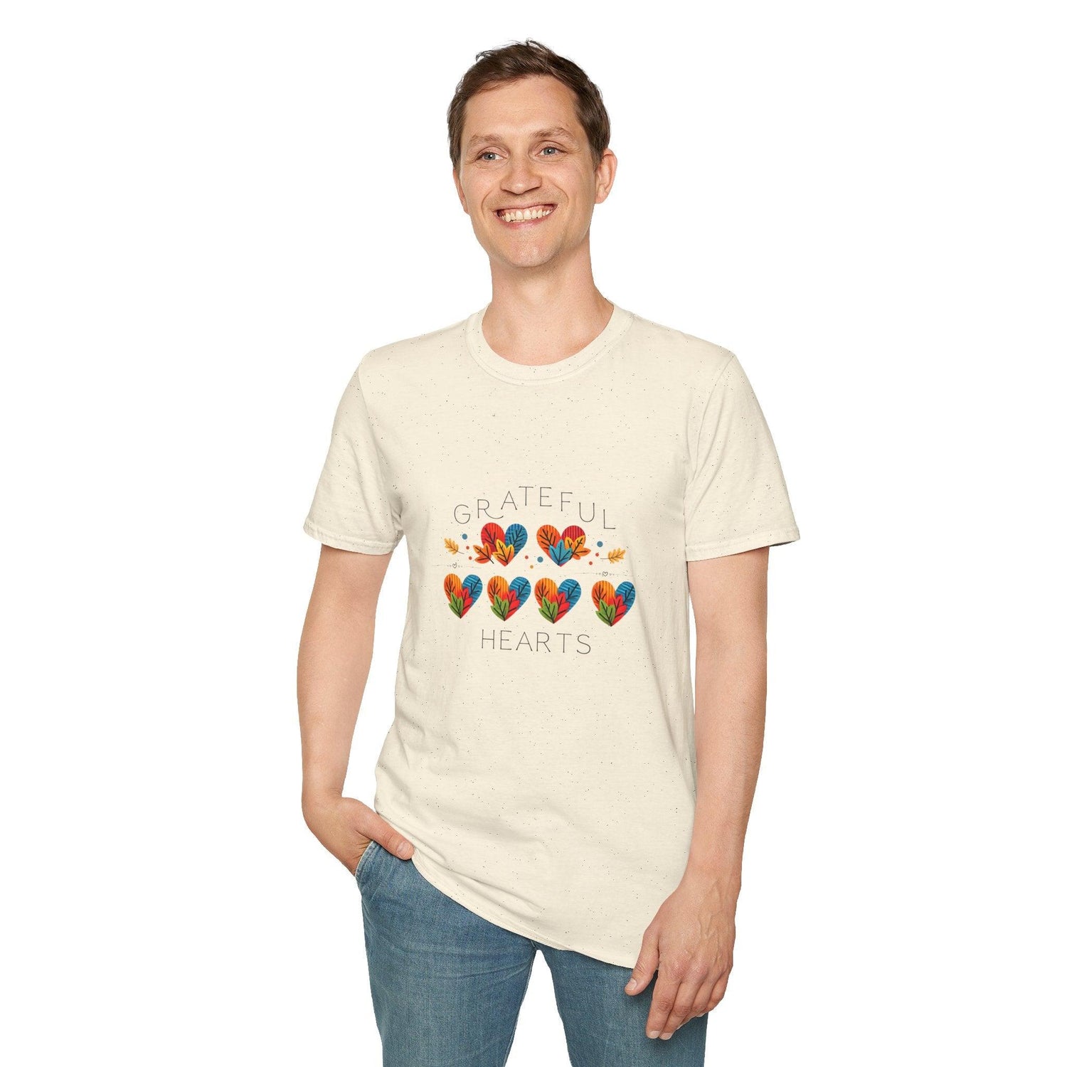 Grateful Hearts - A Family Affair 🧡💛❤️ - Six Hearts - Unisex T-Shirt - Whippie's