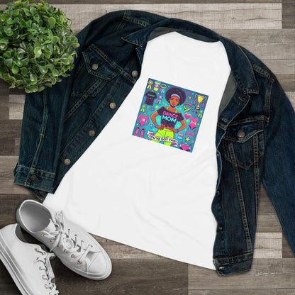 Dance Mom: You've Got This - Darker Skin Tone Mom - Short Hair - Women's Softstyle Tee - Whippie's