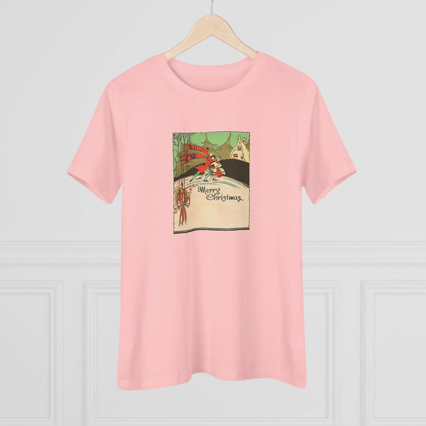 Merry Christmas - Ice Skating Couple - Women's Tee - Whippie's