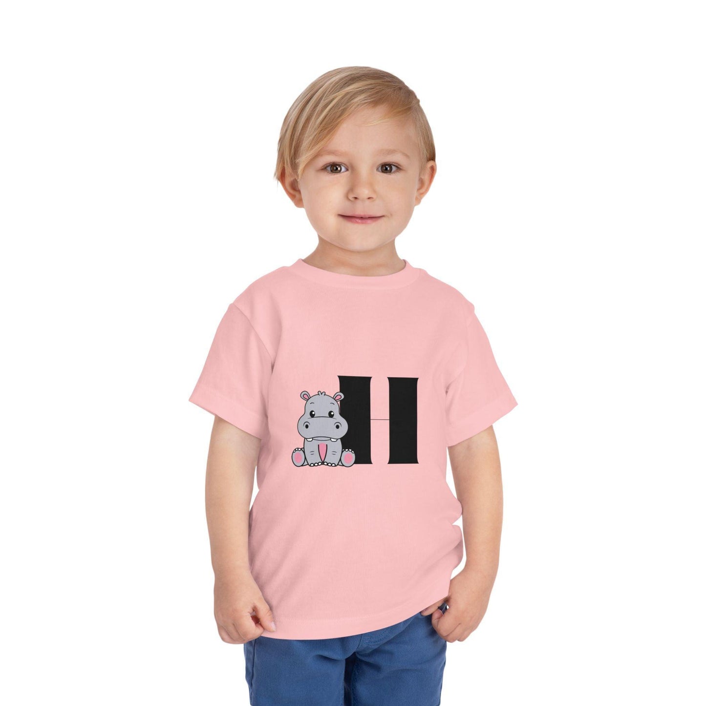 Alphabet Adventures: Letter H - Hippo Toddler T-shirt - Whippie's