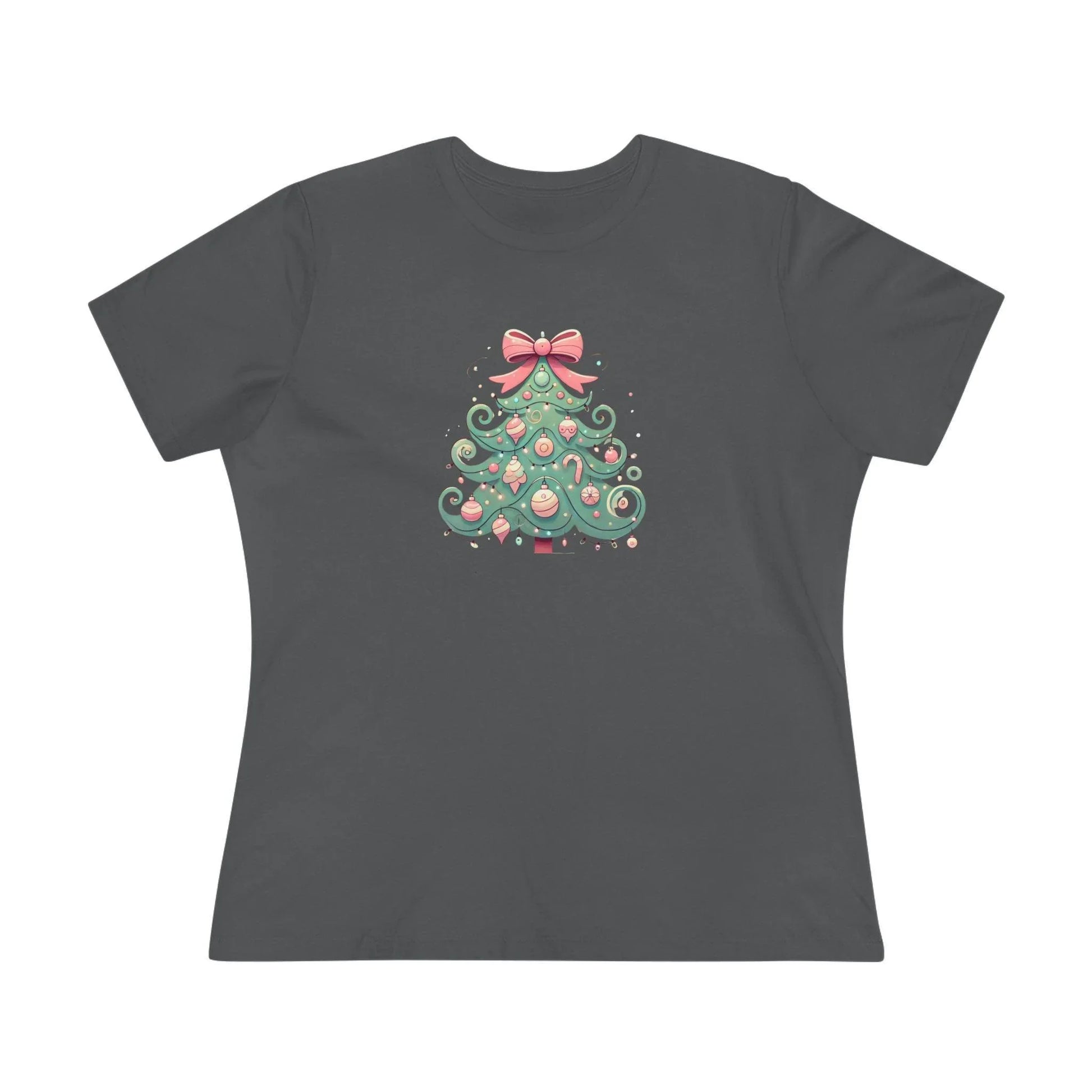 🎄💖 Pastel Dream Christmas Tree ✨🎀 - Women's Softstyle Tee - Whippie's