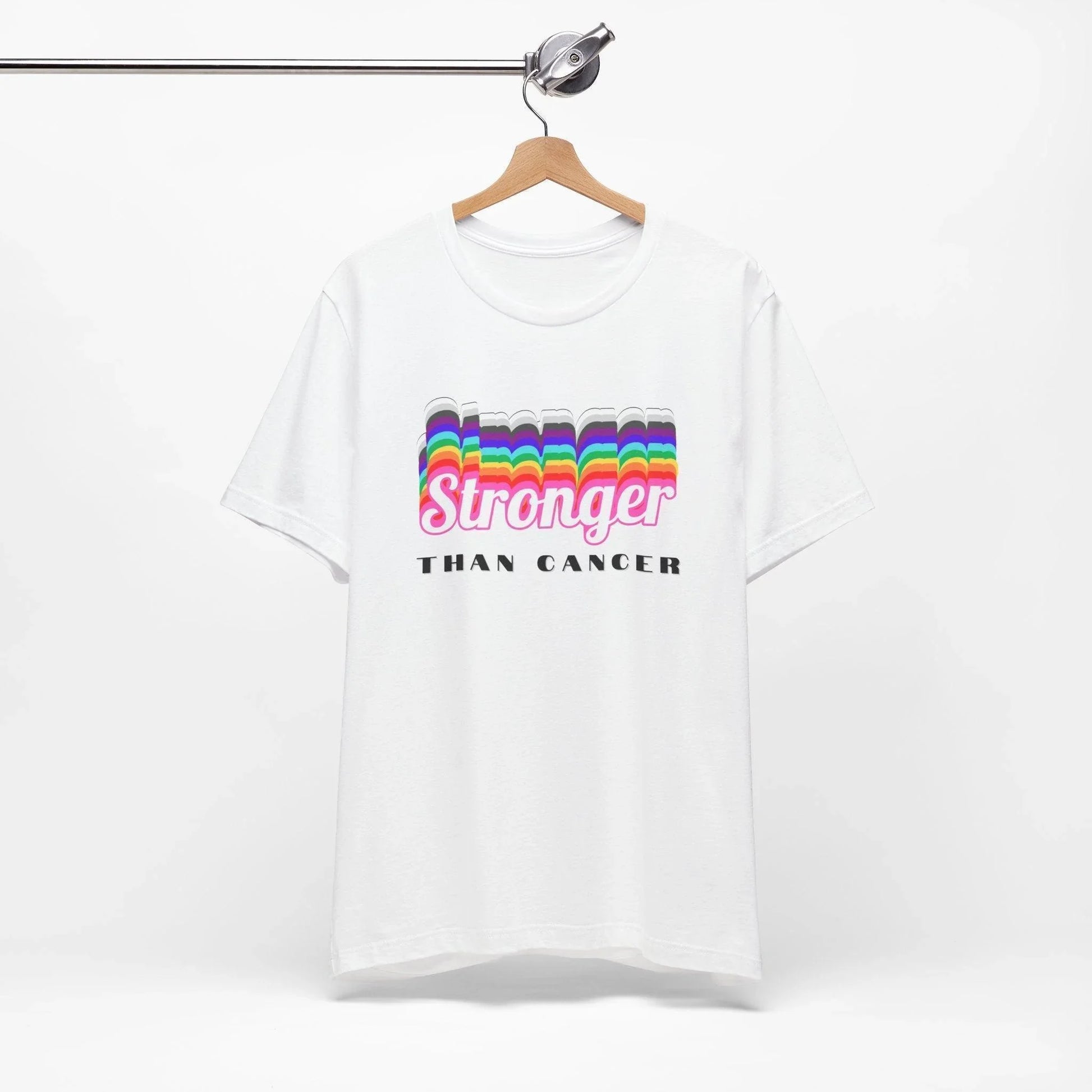 💪 Stronger Than Cancer 🎗️ Unisex Jersey Tee ✨ Show your support, wear your strength. - Whippie's
