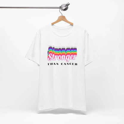 💪 Stronger Than Cancer 🎗️ Unisex Jersey Tee ✨ Show your support, wear your strength. - Whippie's